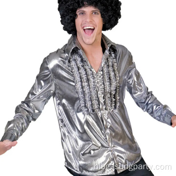 Men's Silver Disco Shirt